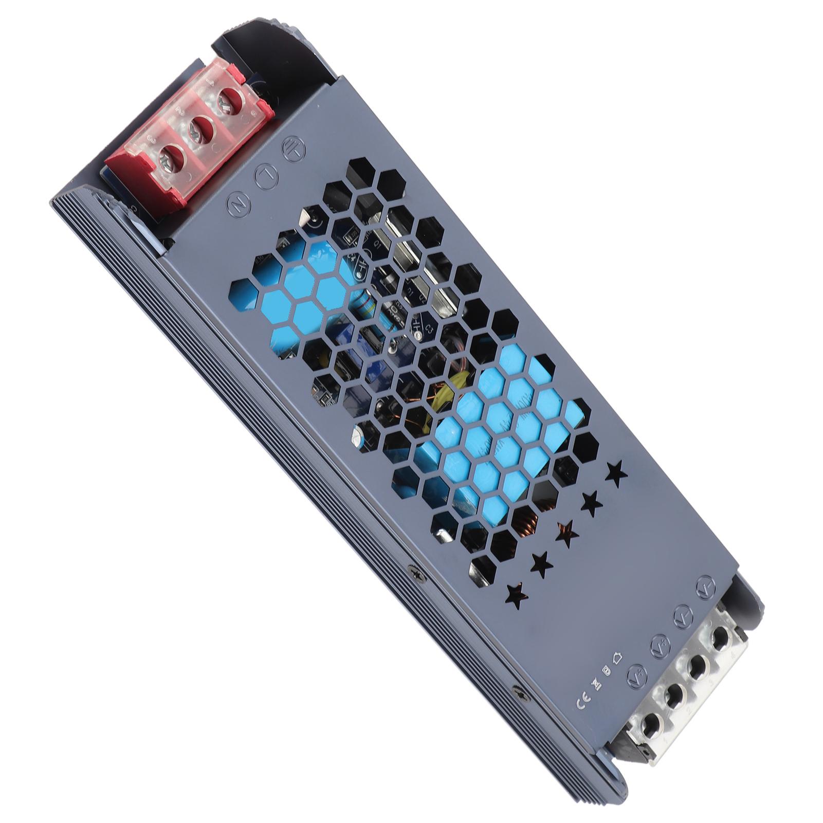 

LED Switching Power Supply Driver Magnetic Light Transformer Black Long Strip 300W