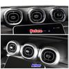 For Mercedes Benz C Class W206 S206 C200 C220 C300 2024 2024 Car Dashboard AC Air Outlet Vent Ring Frame Cover Trim Part Refit