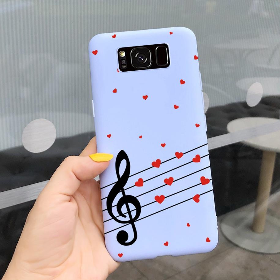 Shockproof Case For Samsung S8 Plus SM-G955F Cover Colorful Daisy Cactus Soft Matte Phone Case For Samsung S8 S 8 S8+ G950F Capa