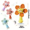 Suction Cup Spinner for Babies,Toddlers,ABS Resin Sensory Fidget Toy with 6 Colorful Grips,Travel Friendly Calming Toy for Airplane,Restaurant