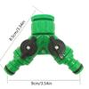 2-Way Garden Tap Water Splitter 1/2" 3/4" Female Thread Y Type Watering Adjustable Switch Controller Valve