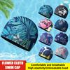 Waterproof Swimming Cap Protect Ears Long Hair Swim Pool Hat Sports Hat for Men Women with Ear Pockets High Elastic Bathing Caps