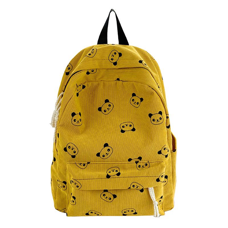 Schultasche Schultasche Mittelschüler 1011 Panda Rucksack Mittelschüler Student Cartoon Große Kapazität Niedlicher Rucksack