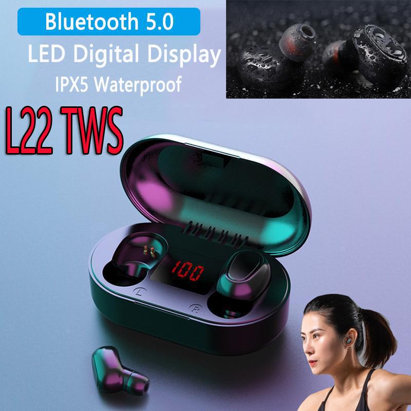 L22 TWS Bluetooth гарнитура Цифровой 
