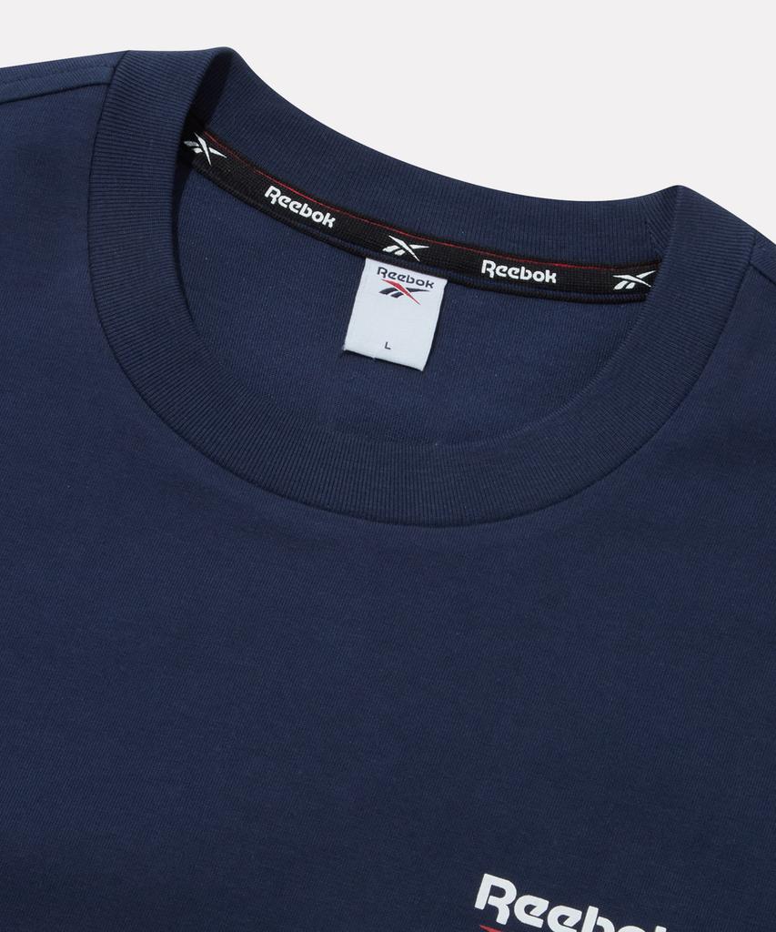 Reebok Multi-Logo Oversized Short Sleeve T-Shirt - Navy