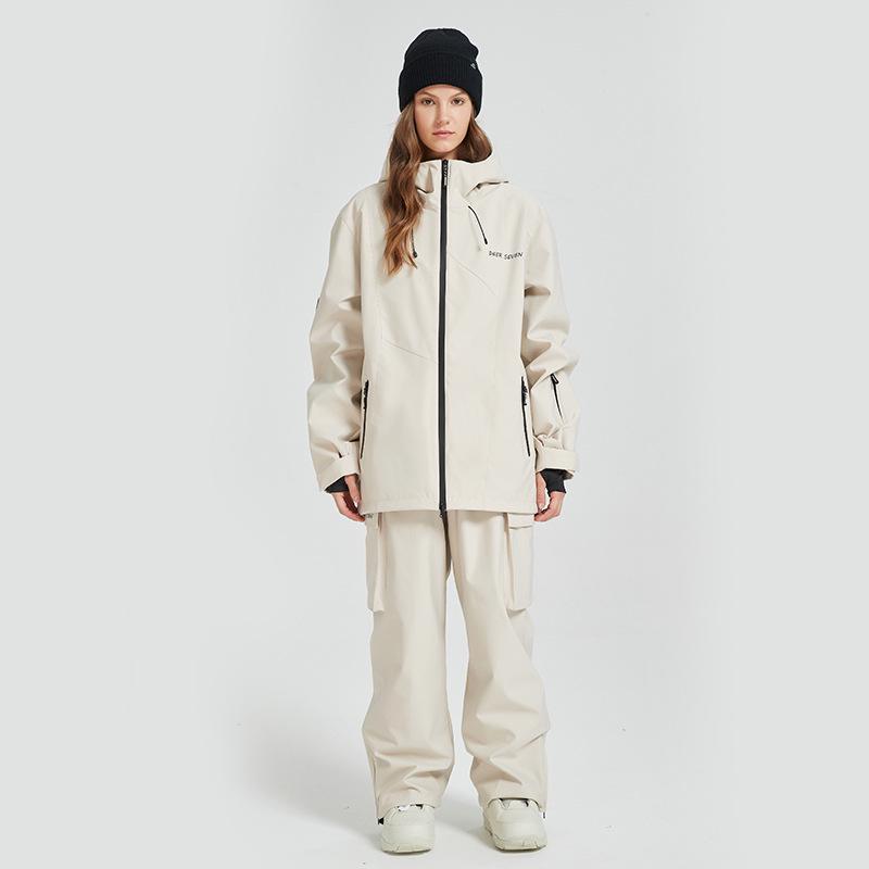 

Женский 3L комплект для катания на лыжах: Водонепроницаемая лыжная куртка и прочные брюки унисекс XL