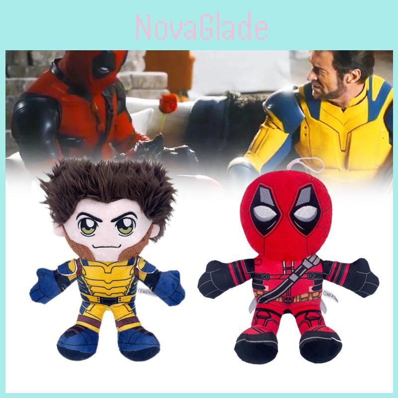 Deadpool Wolverine Plush Toy Soft Doll With High Quality Pp Cotton Filling For Collectors