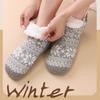 Female Winter Thickened Medium Tube Anti-slip Home Floor Snow Socks Women Comfortable Socks