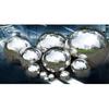 Silver Stainless Steel Sphere Metal Garden Decoration High Shine Mirror Ball for Home Office Outdoor Design