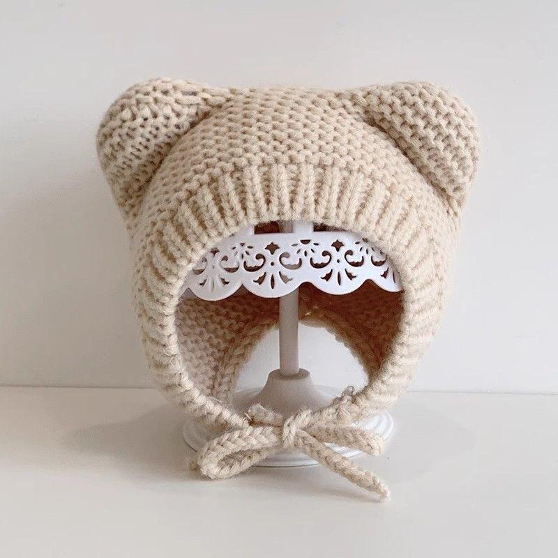 Baby Hat Autumn and Winter Cute Super Cute Ears Baby Knitted Wool Hat Korean Version of Boys and Girls Ear Hat To Keep Warm