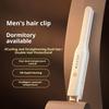 Piastra e Arricciacapelli Portatile da Uomo Doppio Uso Viaggio Ceramica Riscaldamento Rapido Capelli Corti Strumento di Styling da Viaggio