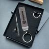 Leather Car Keychain Keyring Key Ring Chain Pendant For Volvo Rdesign V90 XC40 V60 S60 V70 XC60 T6 S90 Polestar XC90 V40 V50 AWD