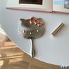 Sanrio High Beauty Hello Kitty 3D Folding Mirror Portable Handheld Makeup Mirror Kawaii Cartoon Anime Style Mirror Girl Gift