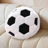 Kids' Ball Plush Pillow - Compressible Soft Long-Haired Soccer, Basketball, Baseball & Stuffed Animal Bed Cushion with Team Logos-Like Patterns
