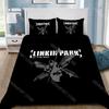 Duvet Cover Pillowcase Bedding Set Famous Rock Band Linkin P-Park Adult Boy Girl Bedroom Decoration Children Gift Single Do
