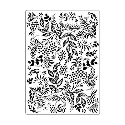 Textured Embossing Folder for Card Making Flower Leaf Pattern Scrapbooking Templates for Journal Photo Album Decoration
