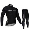 New STRAVA Cycling Suit Long Sleeve Strap Suit Men's and Women's Cycling Suit Road Cycling Shirt