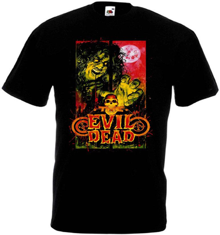 

26 Evil Dead V.10 T Shirt Black Movie Poster Horror All Sizes S-5XL Unisex T-Shirt 5XL різнокольоровий