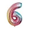 40 Inch  Gradient  Number 0-9 Foil Digital Balloons For Birthday Party