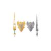 MOC Military Medieval Building Blocks Accessories Soldier Figures Bicolor Weapons Crossbow Sword Helmet Tomahawk Toy Gift X006
