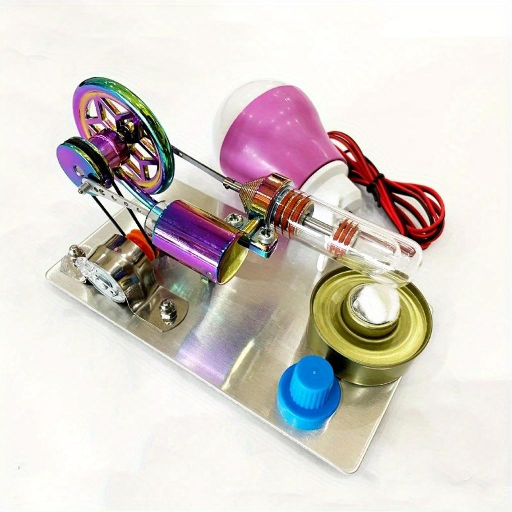 1PC Stirling Engine Model Generator Steam Engine Physics Experiment Science Toy