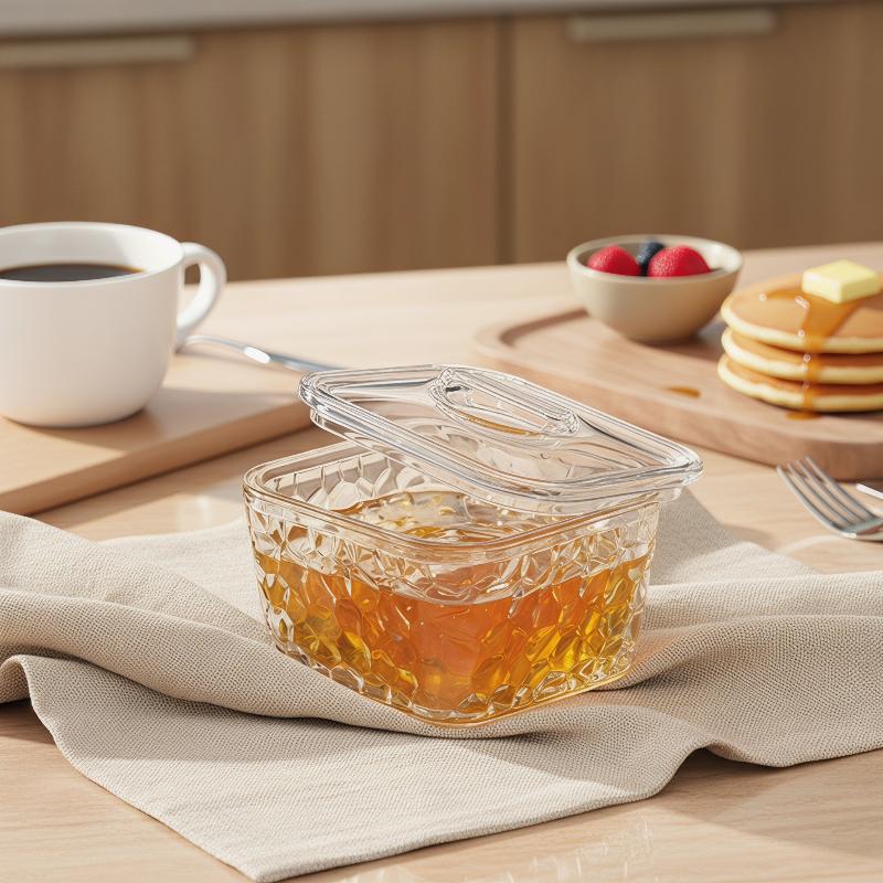 Sealed Jar & Fruit Tray, Refrigerator Storage Container for Fruits Snacks Kitchen Food Fresh Keeping Box