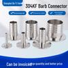 304 Stainless Steel KF Quick-Connect Hose Barb and Clamp (KF16-50)