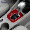 Real Soft Carbon Fiber For Renault Fluence 2009 2010 2011 2012 2013 2014 LHD Automatic Car Gear Shift Panel Trim Panel Sticker