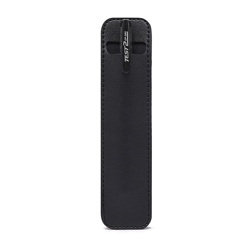 Leather Pen Case - Solid Color Fountain Pen Cover, Soft Microfiber Storage for Student Stationery