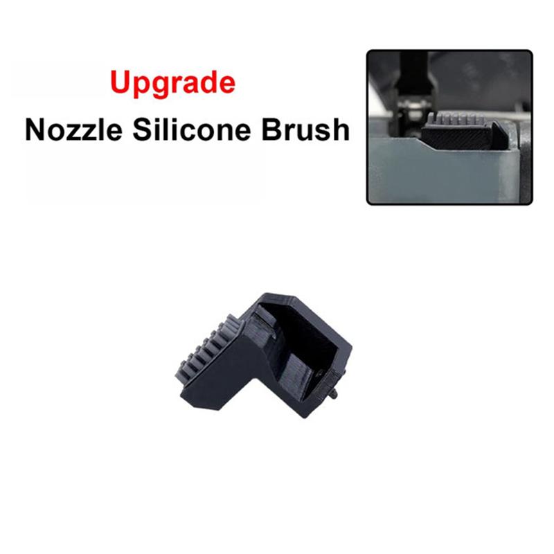 B97A-High Quality For Bambu-Lab P1P P1S X1 X1C Nozzles Wiper Silicone Brush Mounted Scrubbers Print-Head Cleaner