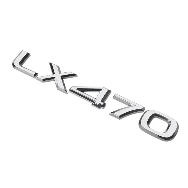 For Lexus LX470 LX570 Logo IS300 ES250 ES350 IS250 CT200H GS350 NX200T Car Rear Trunk Emblem Badge Sticker Auto Accessories ABS