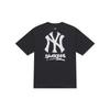 MLB New York Yankees Basic Collection SS25 T Shirt Unisex Black 3ATSB0853-50BKS