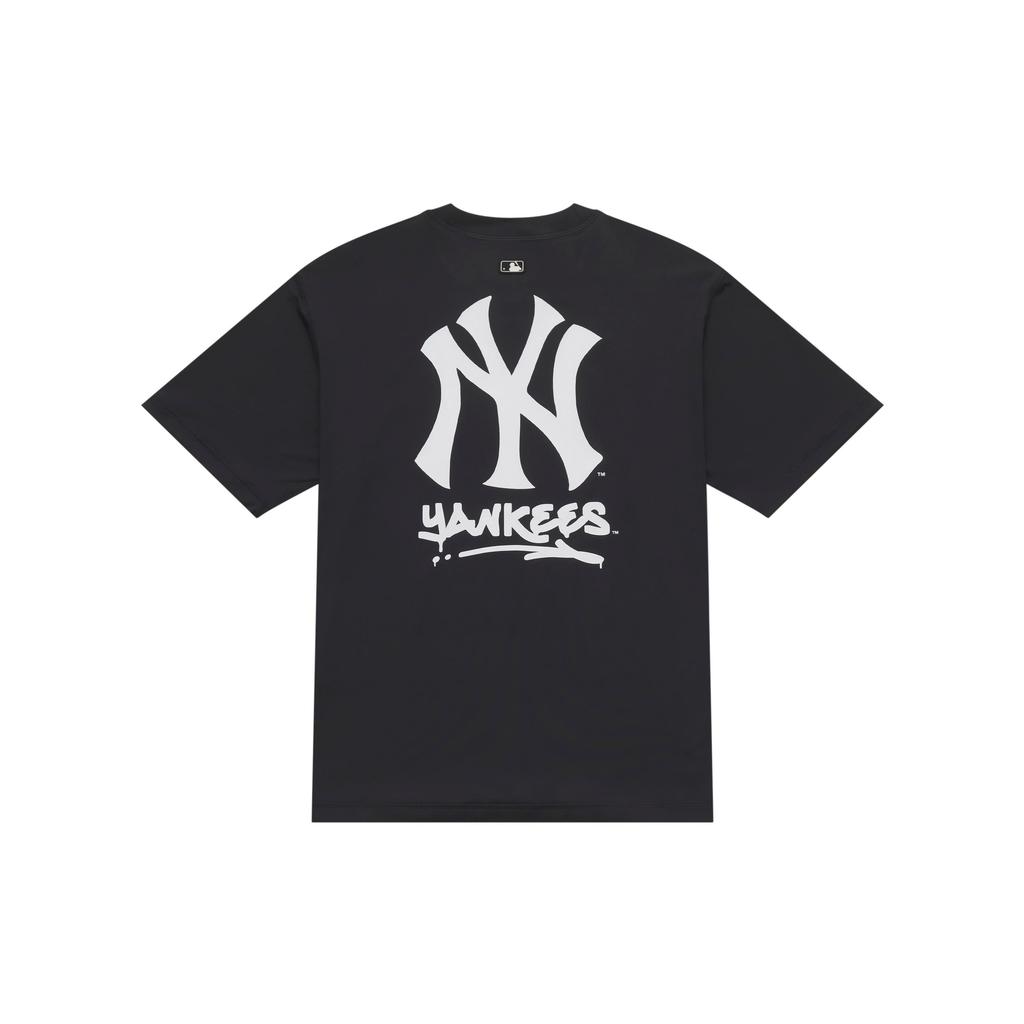 MLB New York Yankees Basic Collection SS25 T Shirt Unisex Black 3ATSB0853-50BKS