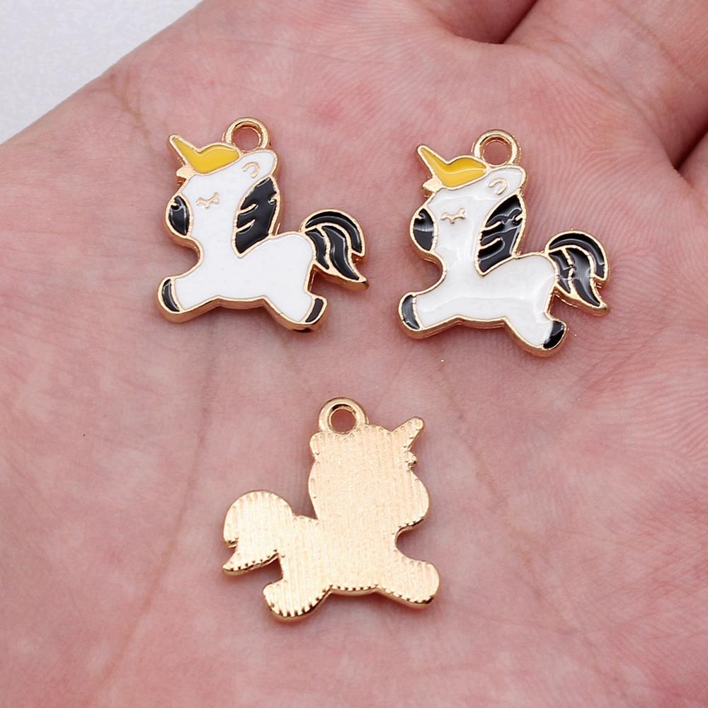 Charms Flamingo Mermaid Enamel Pendants Wedding Jewelry Findings QC054