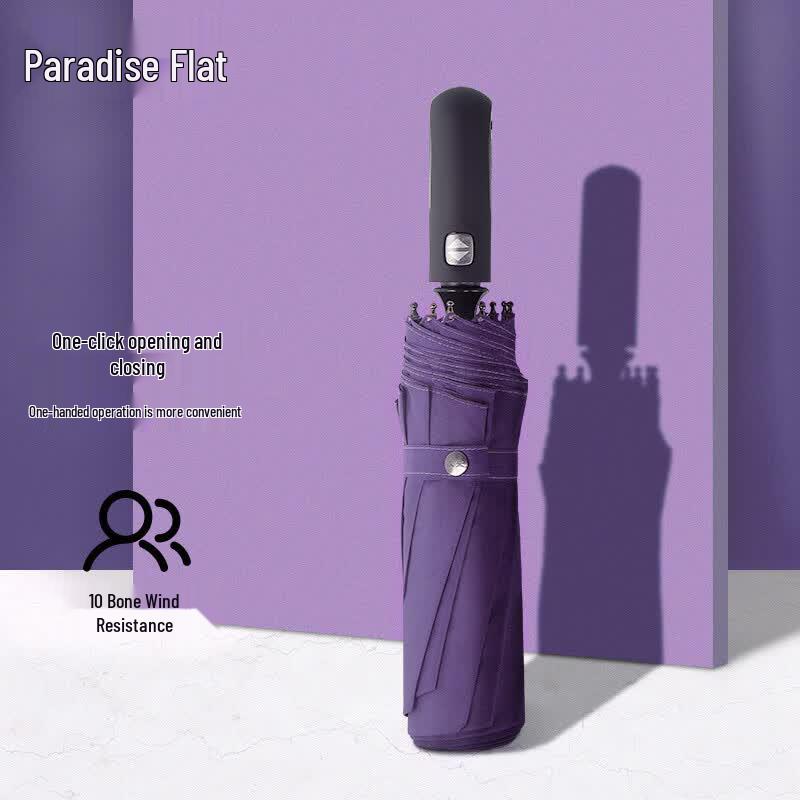 Paradise Fully Automatic 10-Rib Sun & Rain Umbrella