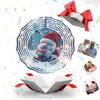 Christmas Gnome Wind Spinner 3D Metal Kinetic Art for Outdoor Garden Yard Decor Holiday Thanksgiving No Battery Needed Durable