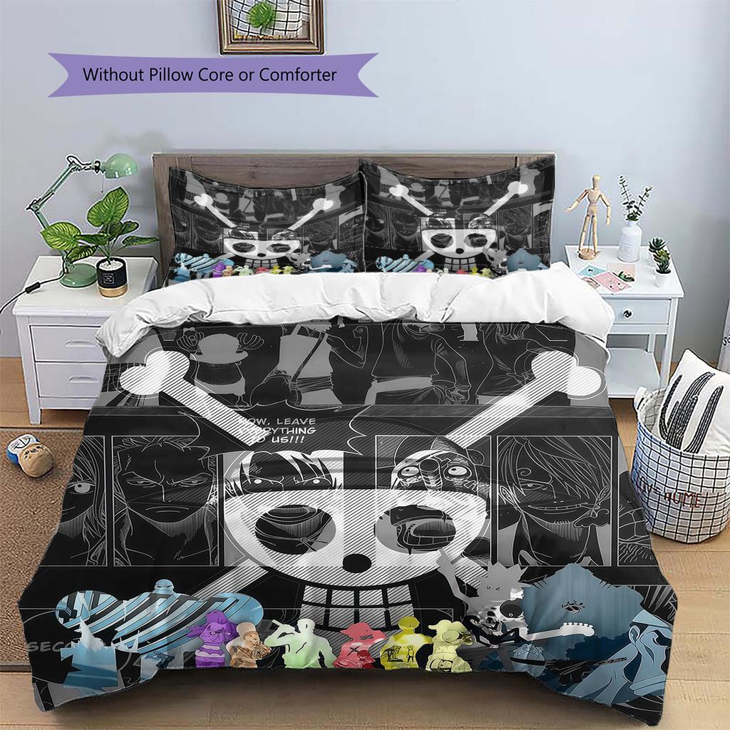 Set Copripiumino Trapuntato con Fantasia Unica Decorazione per la Casa Regalo (1 * copripiumino + 2 * federe senza imbottitura).xwn
