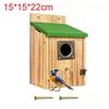 Wooden Birdhouse Outdoor Hanging Bird Cage With Perch For Garden Birds