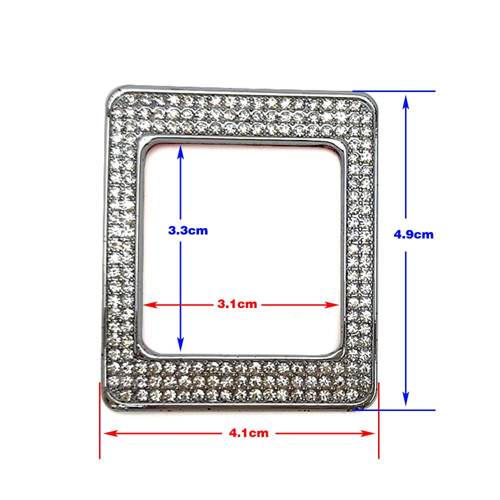 For Mercedes Benz W205 W213 E C CLS S Class C200L E200L E300L Central Console Clock Watch Frame Diamond Ring Trim Styling