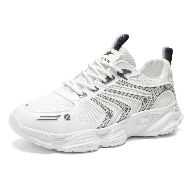 Summer Men's Shoes New Breathable Mesh Shoes Men's Sports Shoes Trendy Versatile Platform Casual Running