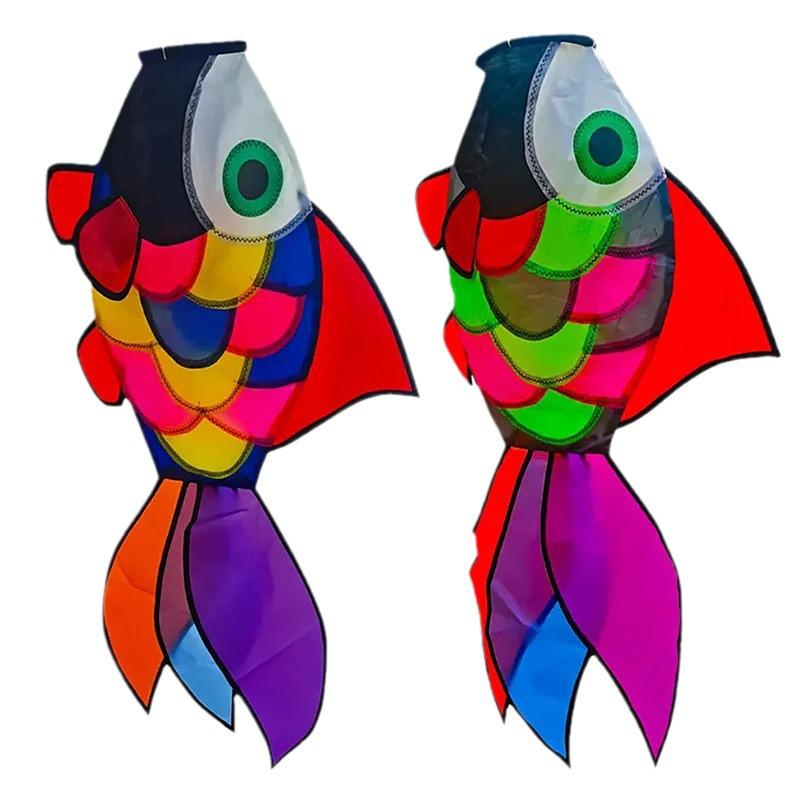 Goldfish Pendant Windsock: Rainbow Kite Tail Spinner Accessories
