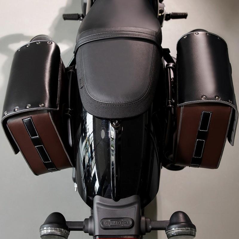 Motorcycle Handlebar Bag Set Harley-Davidson Touring Bikes Waterproof Outdoor Riding Gear Accessory FBG327BK
