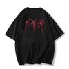 Fat mm pure cotton white short-sleeved t-shirt women's new popular summer design American half-sleeved loose top