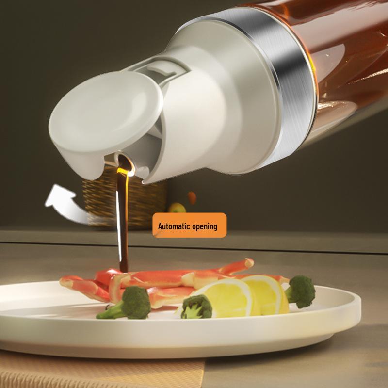 Nordischer Öltopf mit automatisch öffnendem Edelstahlausgießer für Küchengewürze