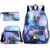 10 Ben Children Backpack Cartoon Design Canvas School Bag  Student Traveling