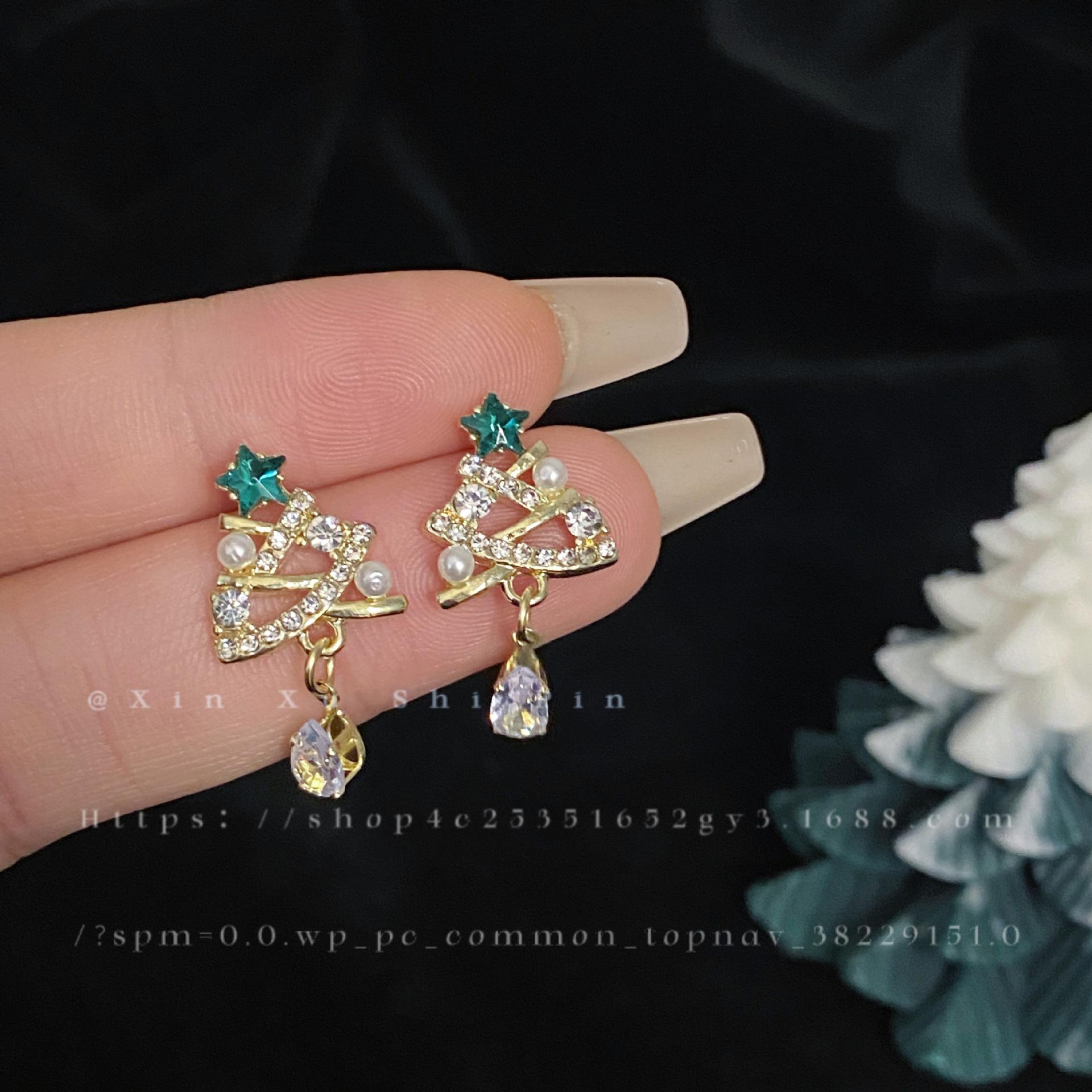 

Нові вишукані та модні ялинкові сережки з кольоровим цирконом