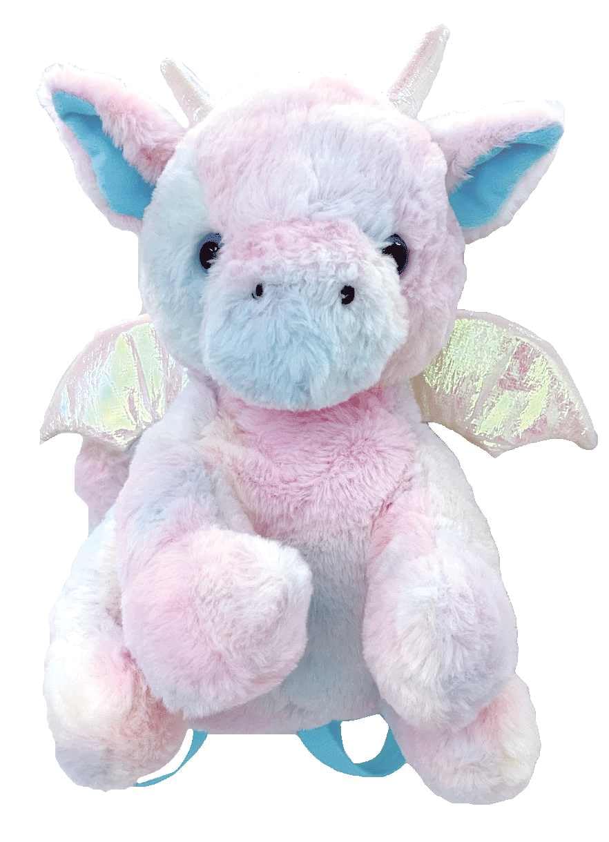 

Уникальный плюшевый рюкзак в виде дракона, Пастельный, Размер: приблизительно. Ш19 Г21 В37 UN-0302PS