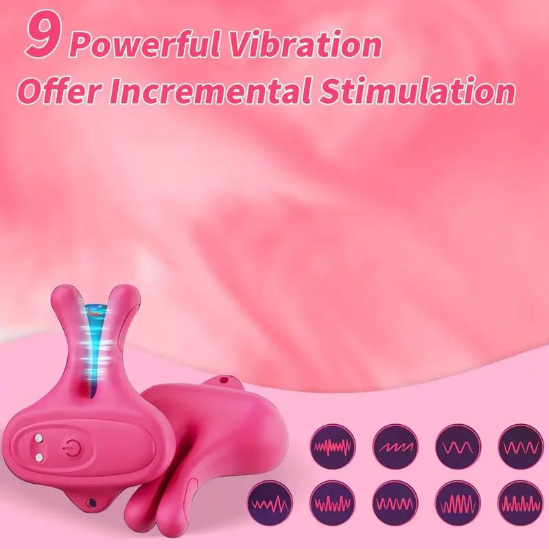 Brystvorteleker Brystvortevibrator 10 vibrasjonsmønstre for kvinnelige brystvorteklemme Seksuell nytelse Silikon Lettvekt usynlig brystvorteleker Sexleketøy for voksne