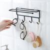 Seamless Sticker Versatile Rack Storage Hanger Hook Holder traceless Black