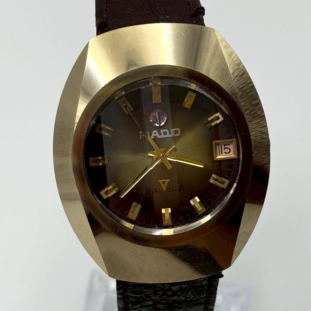 Used [Operation/Automatic] RADO BALVOA V Men's Watch At